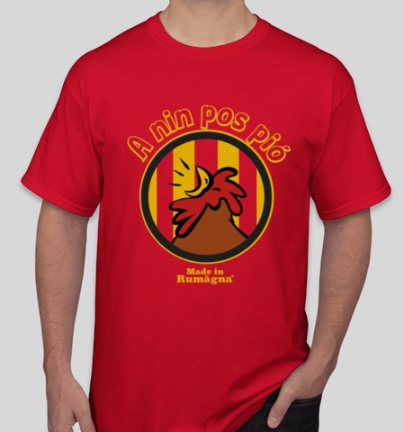 T shirt "A nin pos pió" Rossa