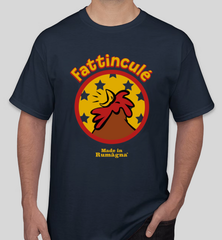 T shirt "Fattinculé" Blu