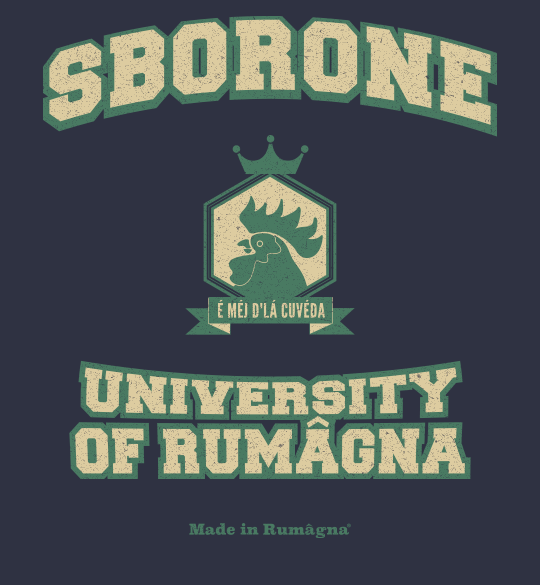 T shirt "Sborone" Blu