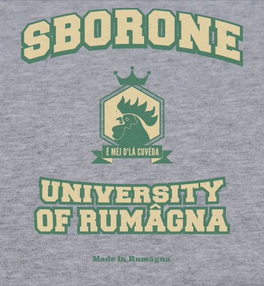 T shirt "Sborone" Grigio melange