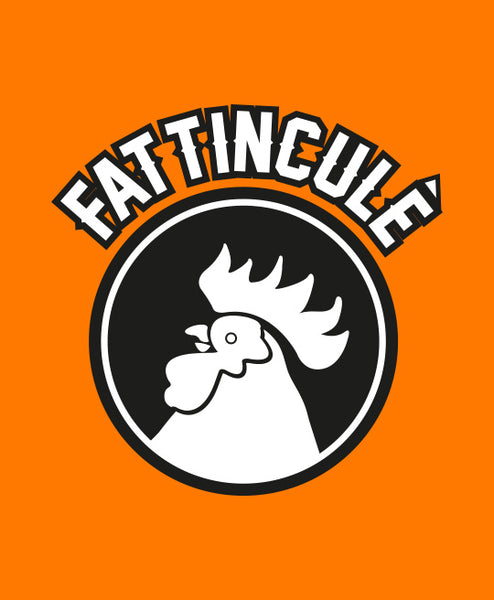 T Shirt "Fattinculè" arancione