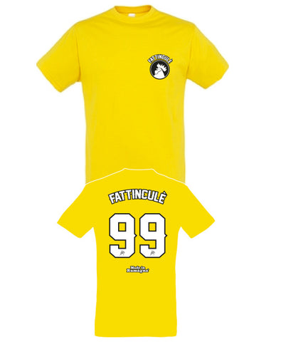 T Shirt "Fattinculè" giallo