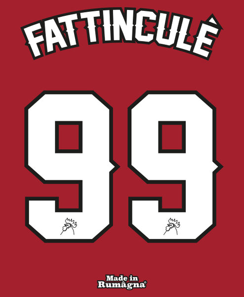 T Shirt "Fattinculè" rosso