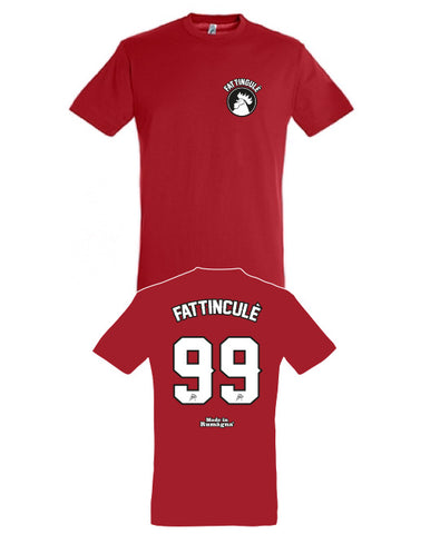 T Shirt "Fattinculè" rosso