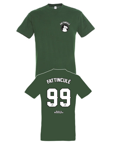 T Shirt "Fattinculè" verde